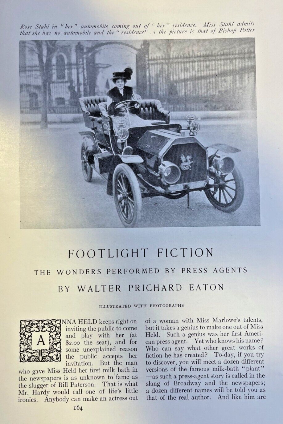 1907 Work of the Theater Press Agent illustrated
