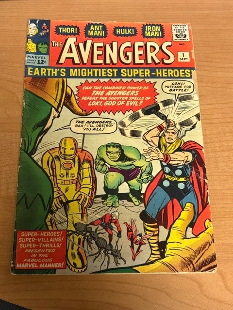 1963 Marvel Comics Avengers #1 The Coming of the Avengers - Original Unrestored