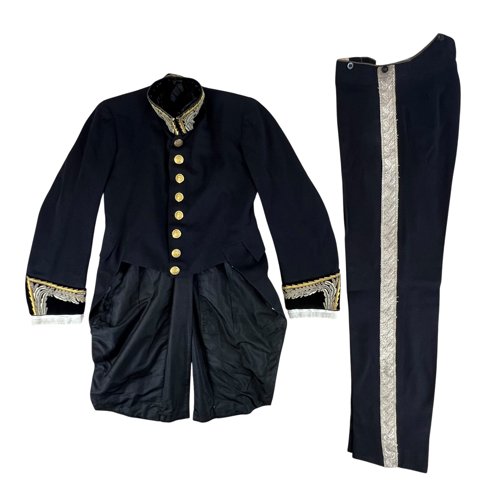 British Royal Court Levee Dress Uniform Set Consular Service Vintage 30s Small British Royal Court Levee Dress Uniform Set Consular Service Vintage 30s Small