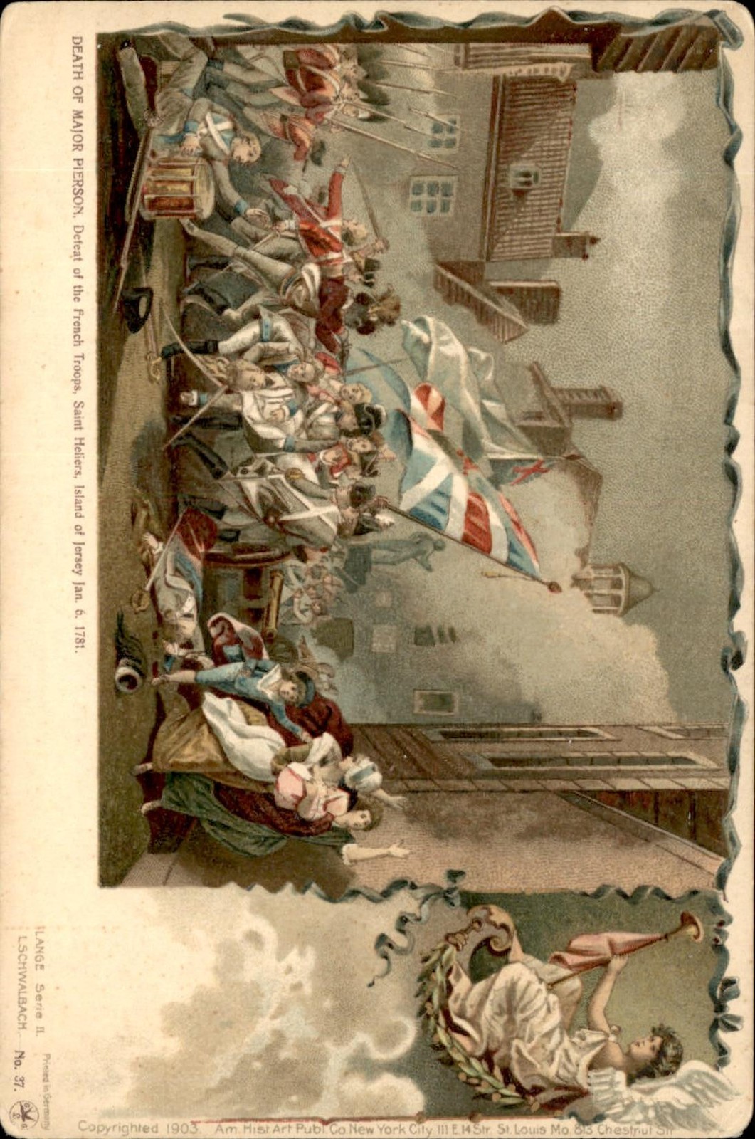 American Revolution Patriotic Death Major Pierson Lange Schwalbach c1900 PMC American Revolution Patriotic Death Major Pierson Lange Schwalbach c1900 PMC