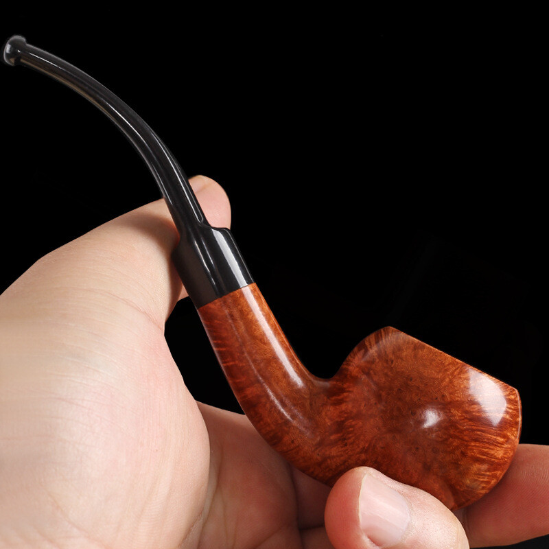 Classic Bruyere Pipe Handmade Solid Wood Pipe Tobacco Cigarettes Cigars Pipes