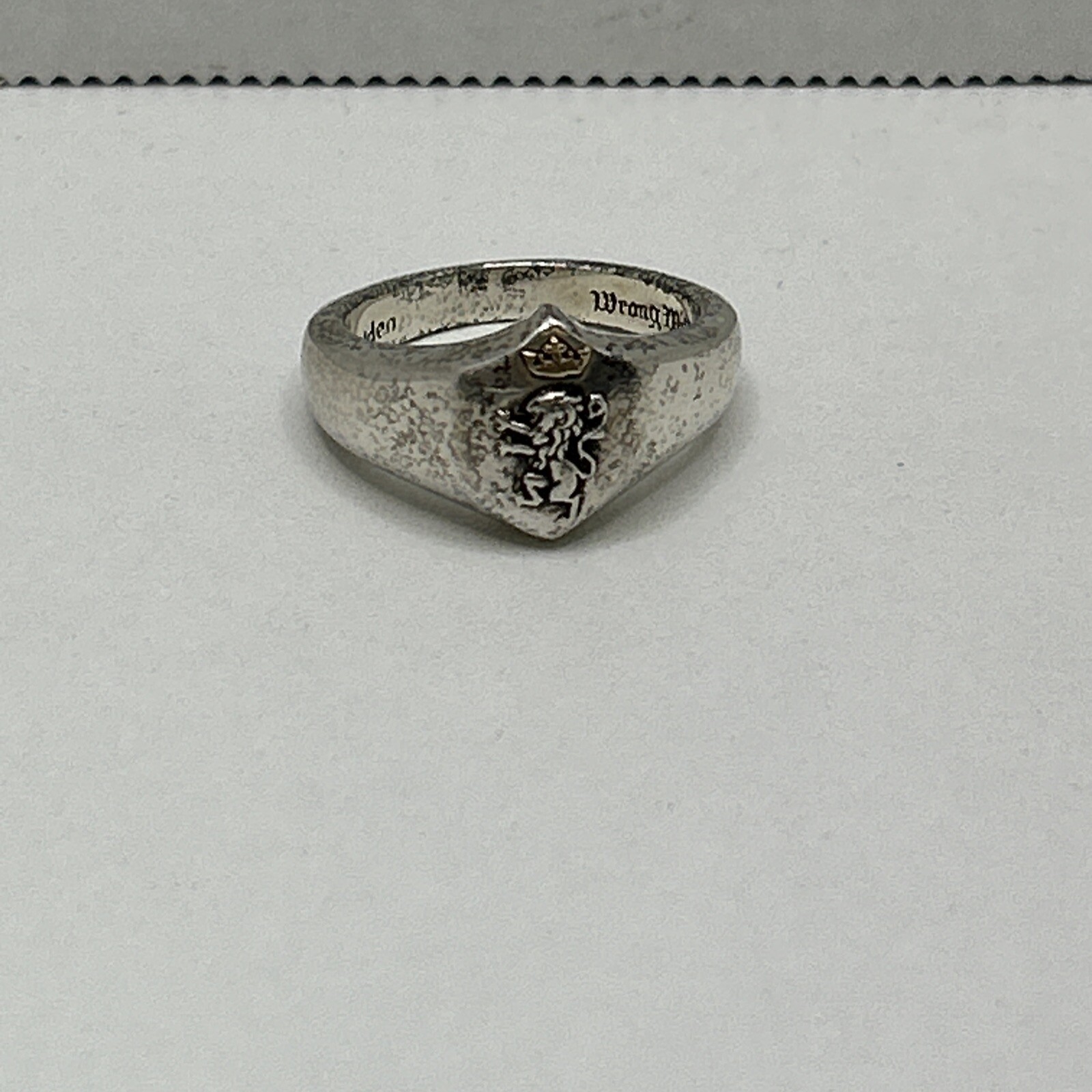 Disney Chronicles Of Narnia Aslan Sterling Silver Ring Size 11.5 US Disney Chronicles Of Narnia Aslan Sterling Silver Ring Size 11.5 US