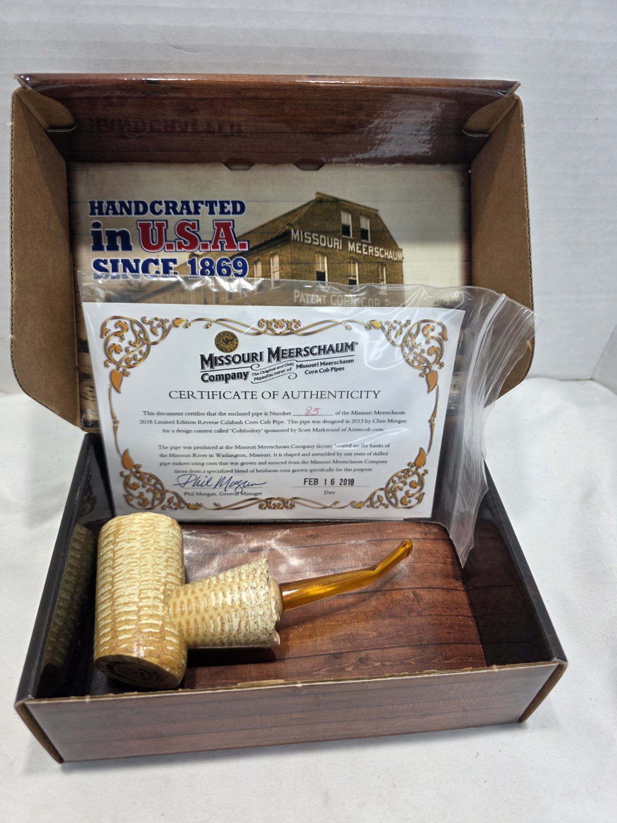 2018 Limited Edition Reverse Calabash Corn Cob #85 2018 Limited Edition Reverse Calabash Corn Cob #85
