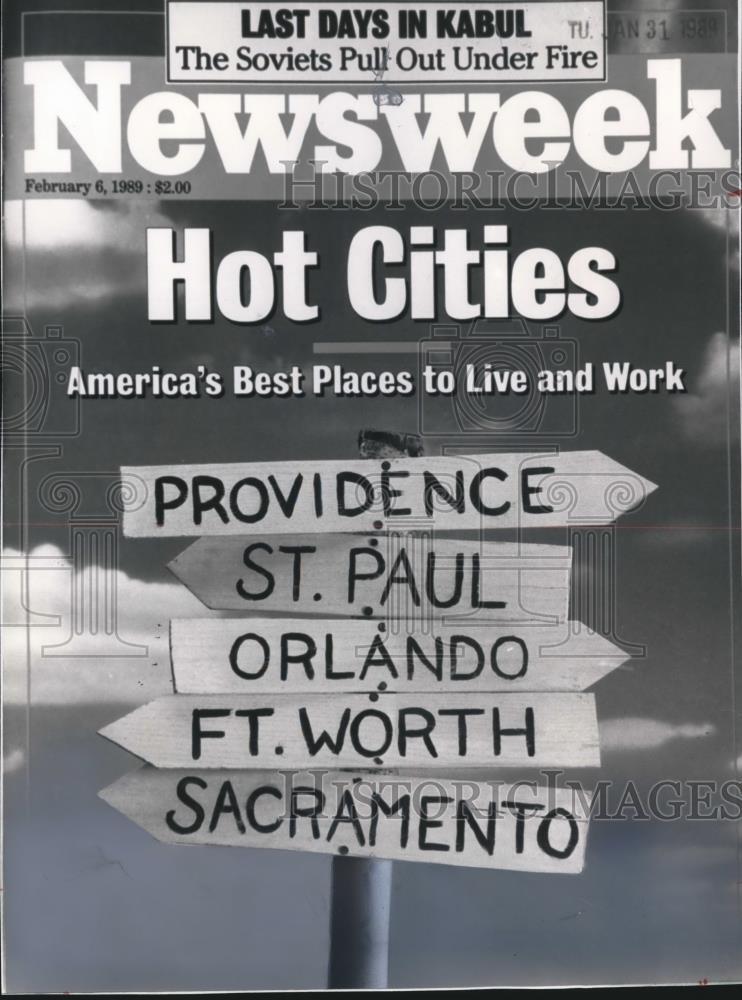 1989 Press Photo Newsweek Magazine publishes 