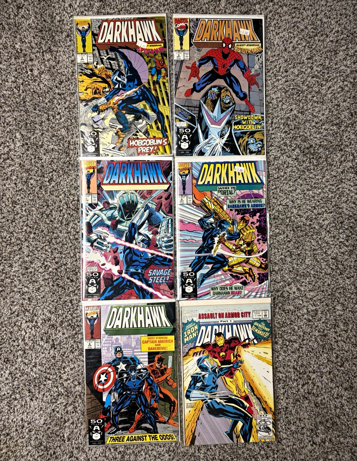 Marvel Comics Darkhawk Comic Book Lot 6 Issues Modern Age Marvel Comics Darkhawk Comic Book Lot 6 Issues Modern Age