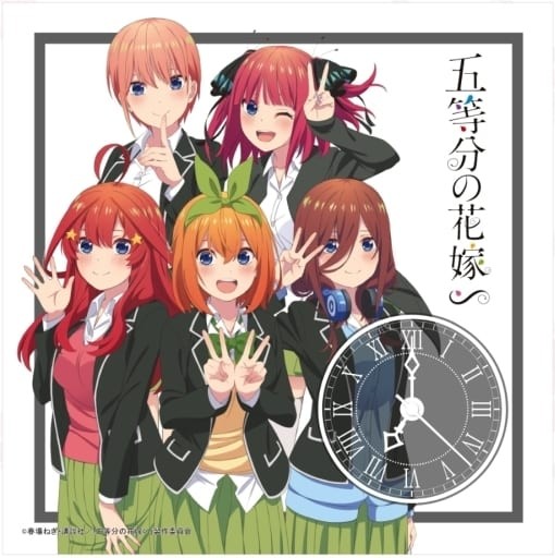 The Quintessential Quintuplets Acrylic Clock Uniform Ver. Japan Used Japan