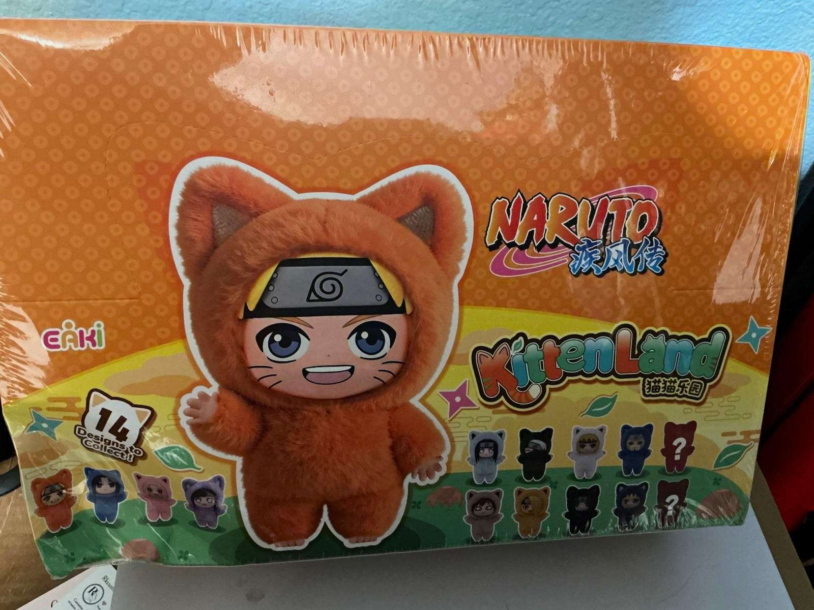 EAKI Naruto KittenLand Series Plush Blind Box Full Case Set 12pcs New Sealed