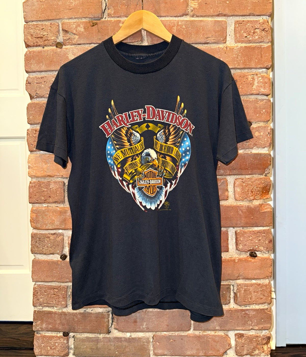 VTG 1988 Harley Davidson T Shirt Holoubek Cycle Shades Daytona Beach FL 80s VTG 1988 Harley Davidson T Shirt Holoubek Cycle Shades Daytona Beach FL 80s