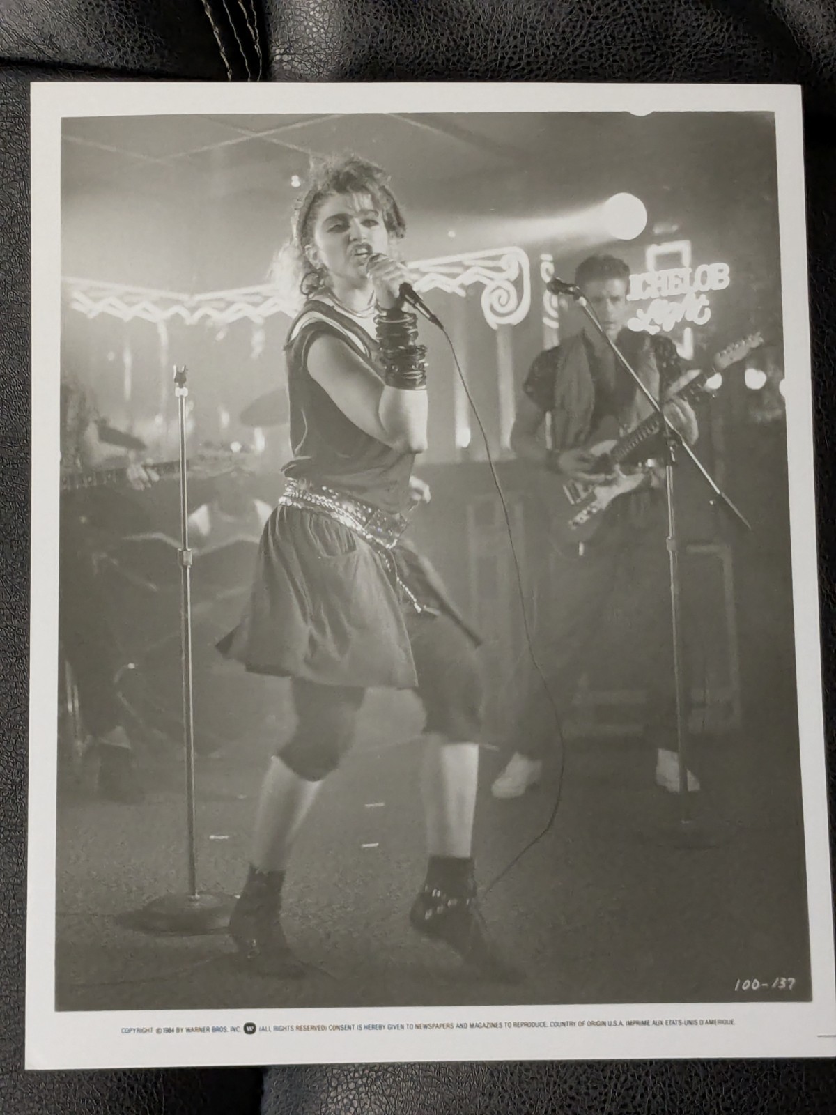 Madonna Vintage 1984 Warner Bros. 8x10 Promo Photo Madonna Vintage 1984 Warner Bros. 8x10 Promo Photo