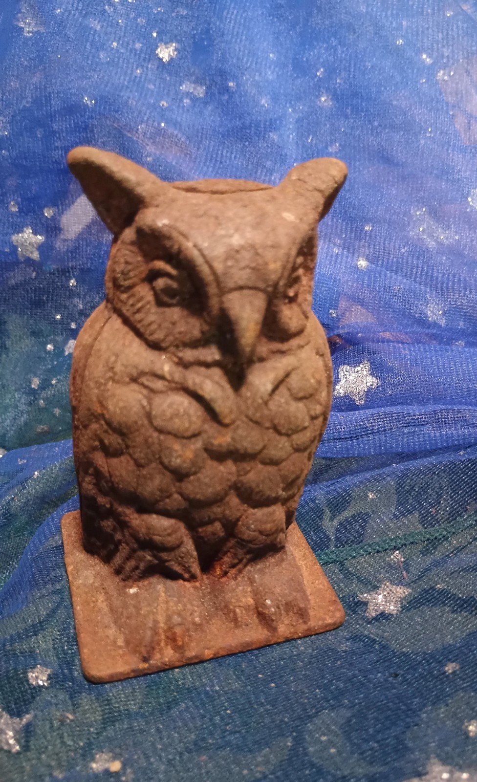 Cast Iron Owl Bank Vintage Cast Iron Owl Bank Vintage