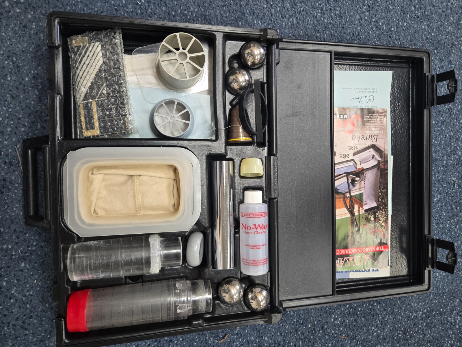 Vintage Electrolux Salesman Demo Kit 1989 1990 Complete with Literature Rare