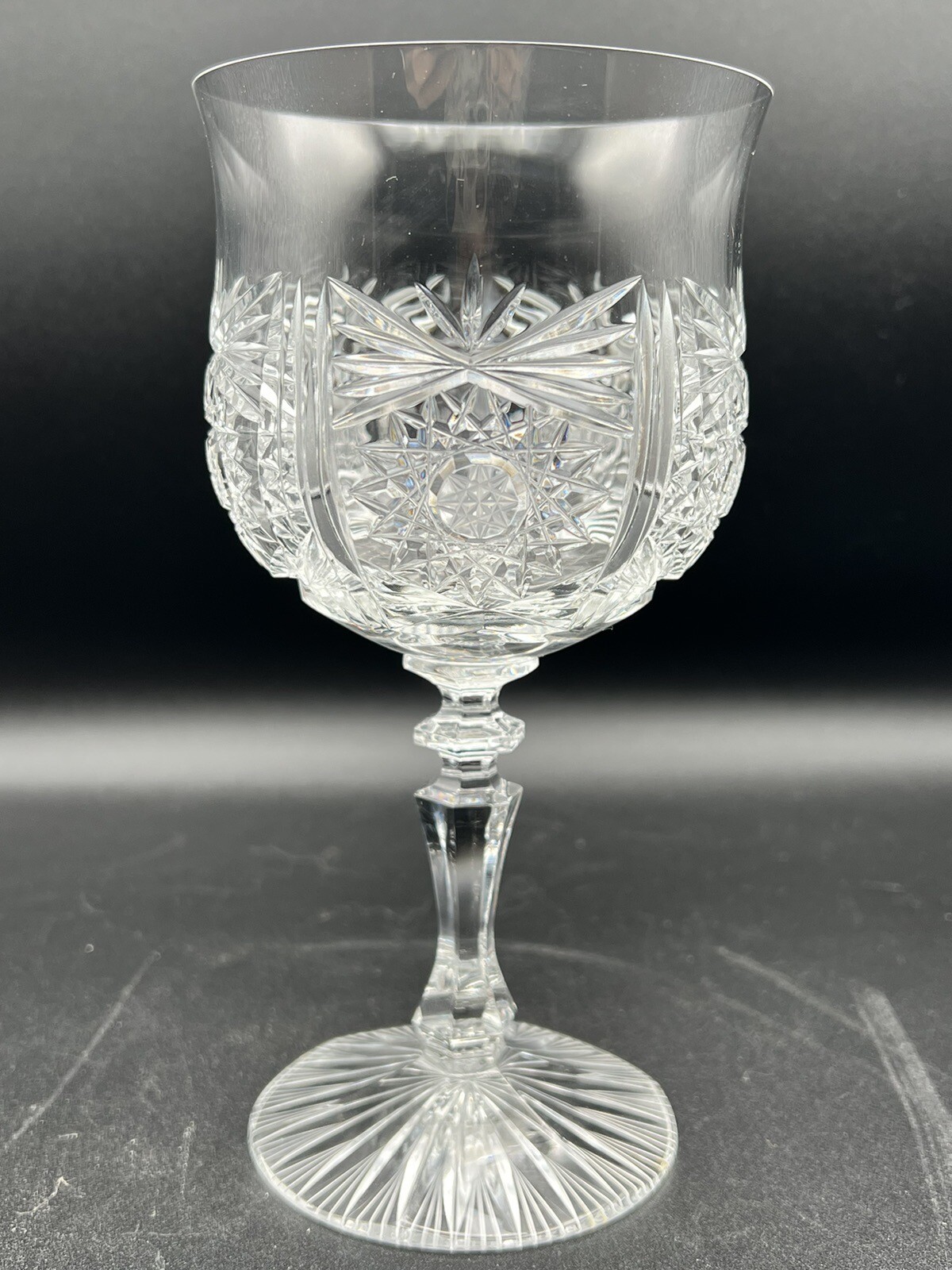 Pepi Hermann Snowflake Wine Glass, 7 1/4
