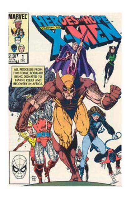 Heroes for Hope Starring The X-Men #1 (Dec 1985, Marvel)