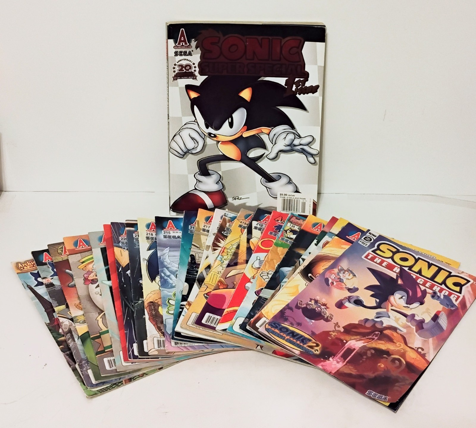 Archie Comics SONIC THE HEDGEHOG 24 Issue LOT  Super Sonic Special #1  **MORE**