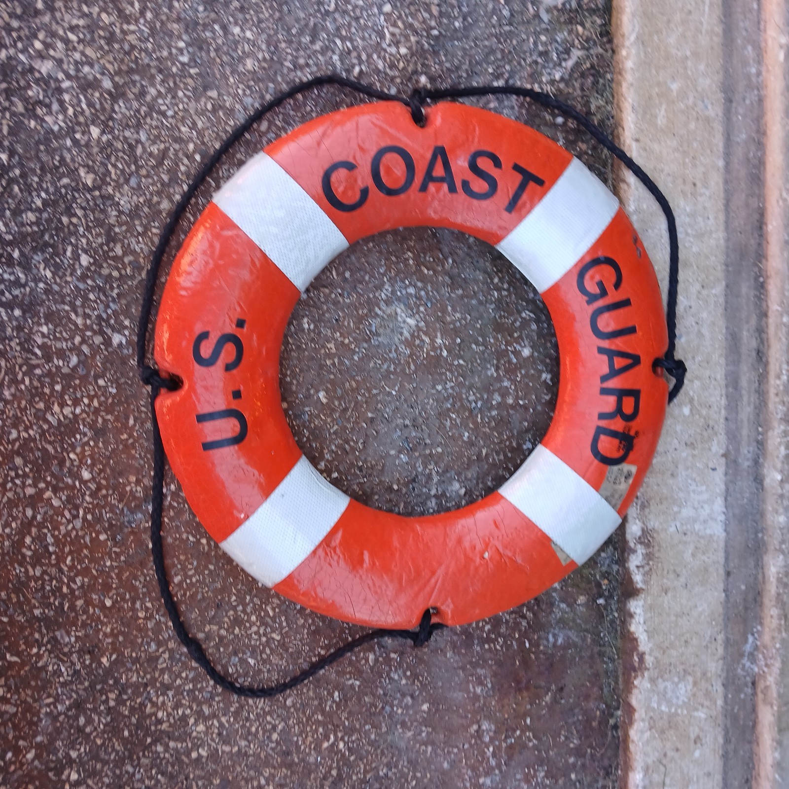 Jim-Buoy 24” US Coast Guard Life Ring Buoy — Decommissioned / Decorative Jim-Buoy 24” US Coast Guard Life Ring Buoy — Decommissioned / Decorative