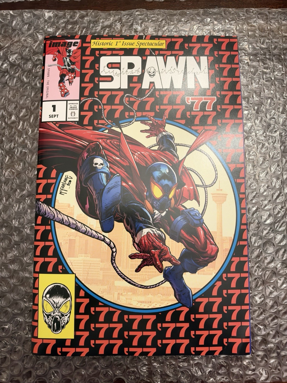 Spawn ‘77 #1 Todd McFarlane WhatNot Exclusive LTD 500 *Corner Damage* *see pics*