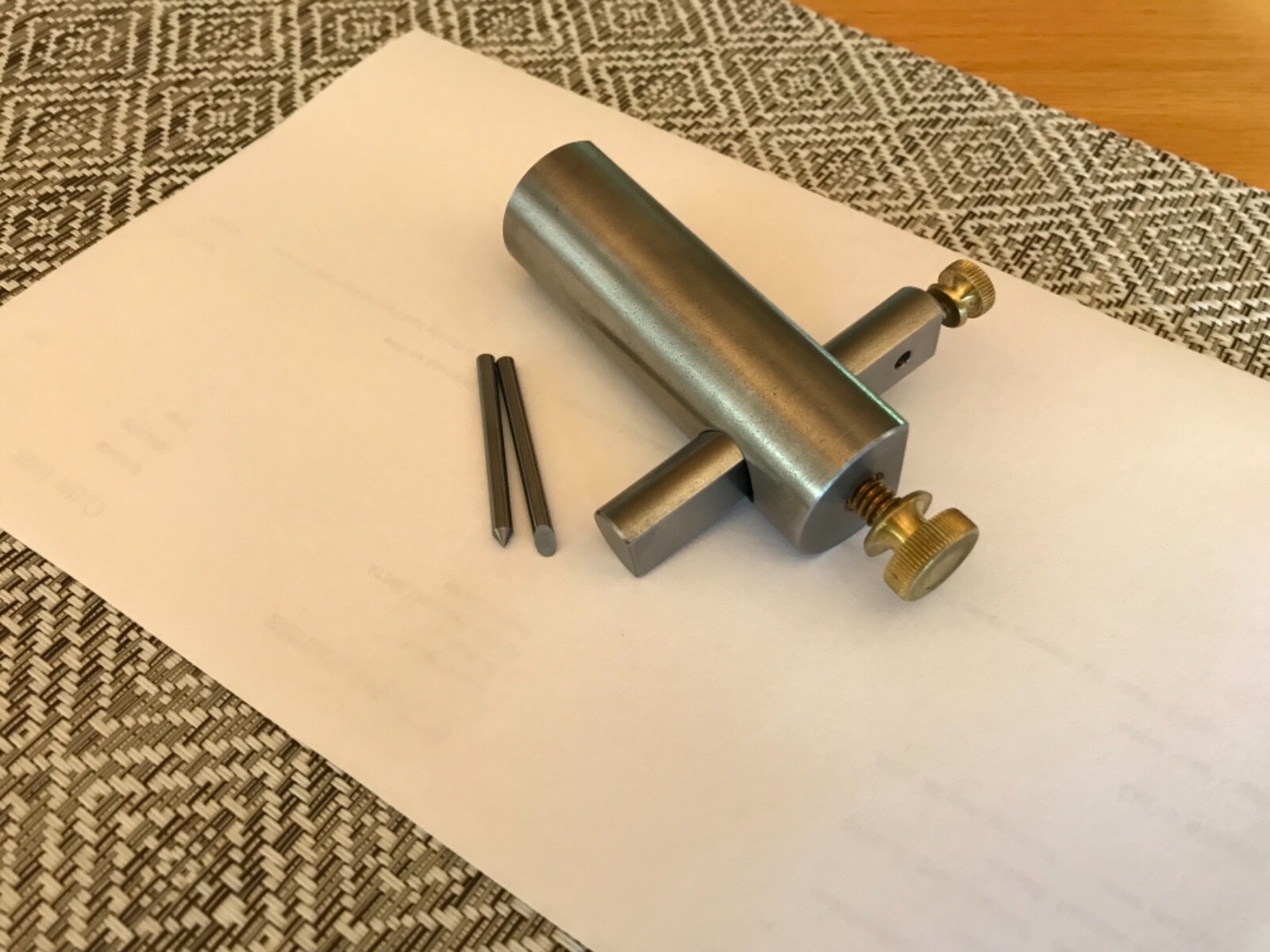 Knife Maker's Edge Line Scriber, Edge Scribe, 2X72 Knife Maker's Center Scribe Knife Maker's Edge Line Scriber, Edge Scribe, 2X72 Knife Maker's Center Scribe