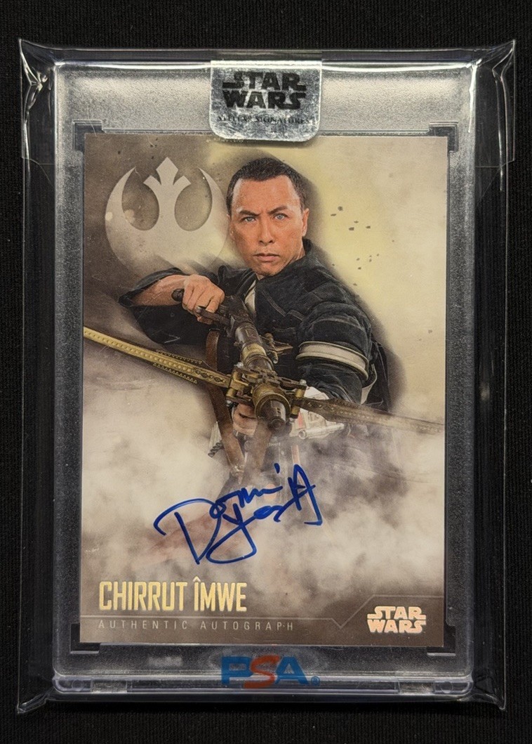 2020 Topps Star Wars Stellar Signatures DONNIE YEN Auto on-card #39/40 2020 Topps Star Wars Stellar Signatures DONNIE YEN Auto on-card #39/40