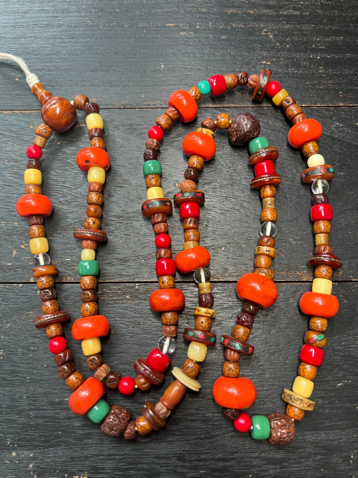 Handmade Tibetan Prayer Beads | Bodhi Seeds, Yak Bone & Tibetan Resin | Spiritu