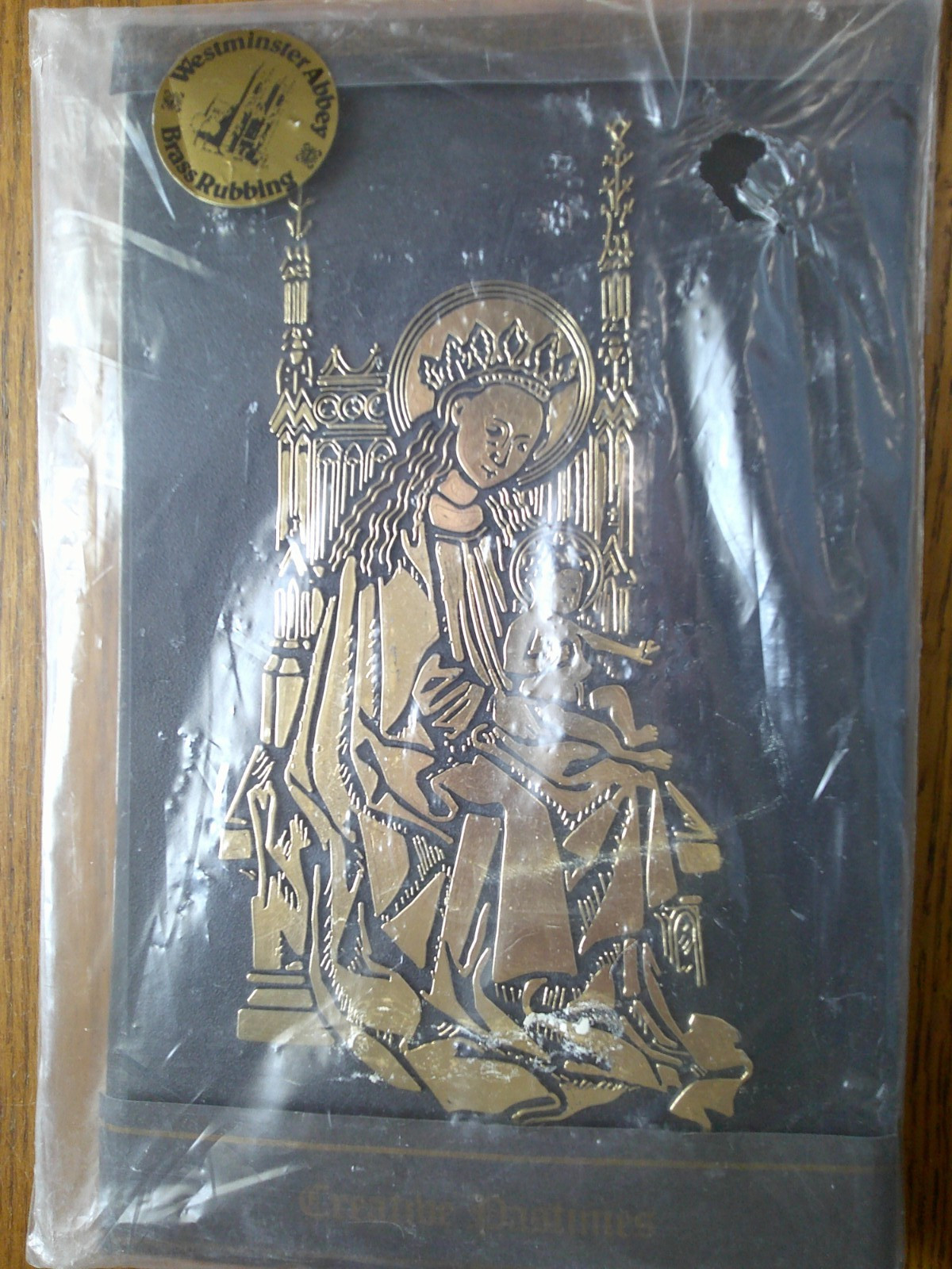 Madonna & Child Brass Rubbing Vintage 1978 Creative Pastimes Westminster Abbey Madonna & Child Brass Rubbing Vintage 1978 Creative Pastimes Westminster Abbey