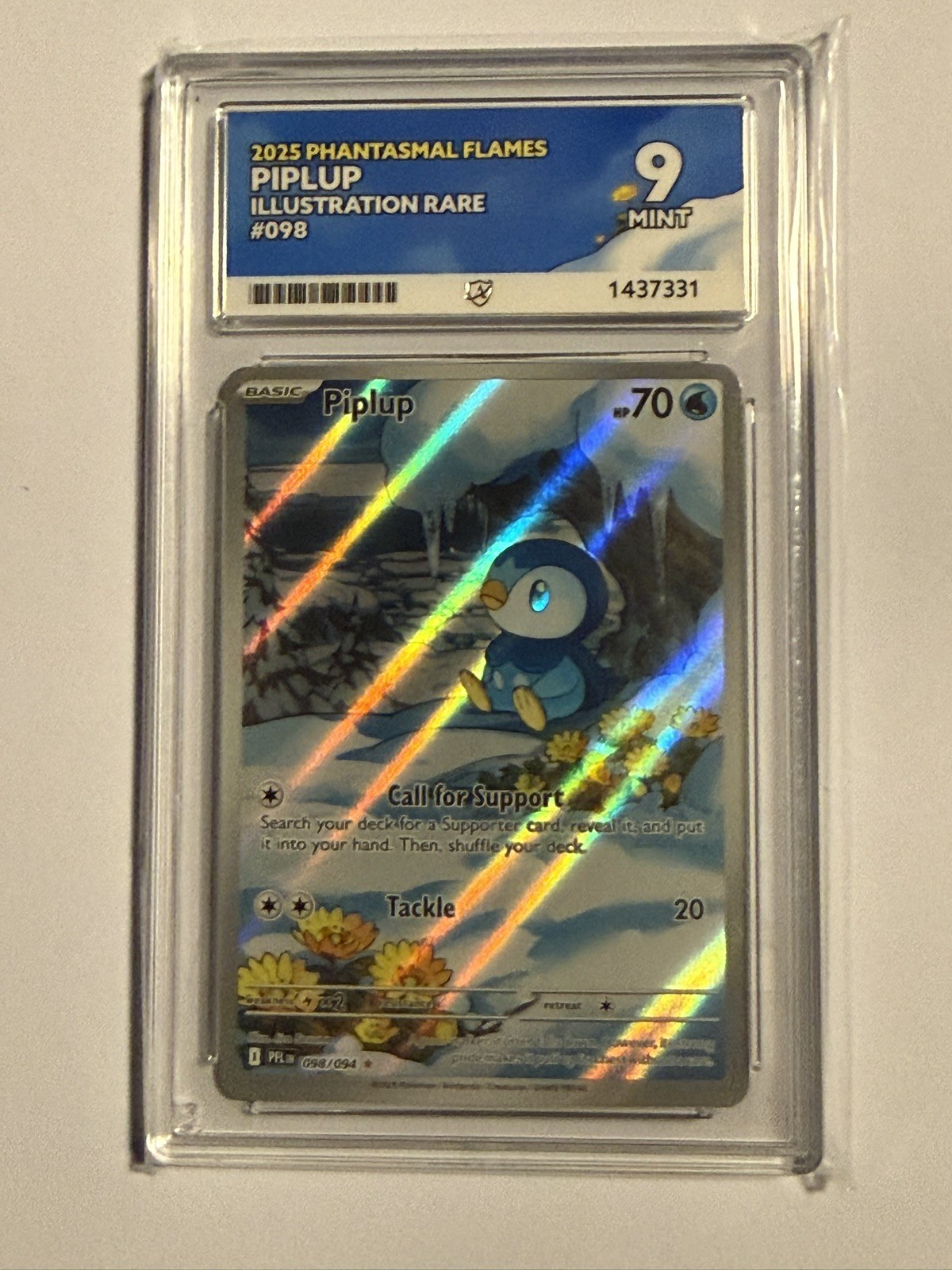 Pokémon TCG Piplup 098/094 Phantasmal Flames IR Ace 9 Pokémon TCG Piplup 098/094 Phantasmal Flames IR Ace 9