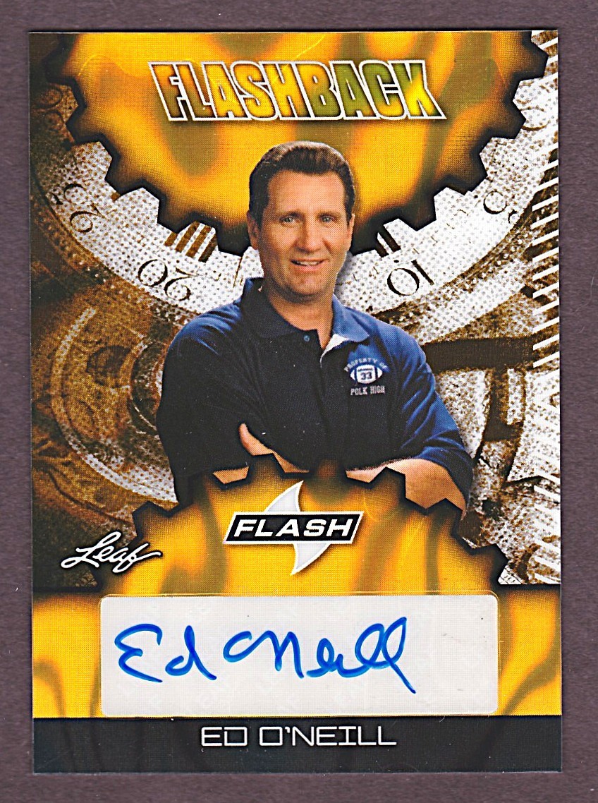 2025 Leaf Football Ed O'Neill Flashback Auto Gold Lava 1/1 Polk High 2025 Leaf Football Ed O'Neill Flashback Auto Gold Lava 1/1 Polk High