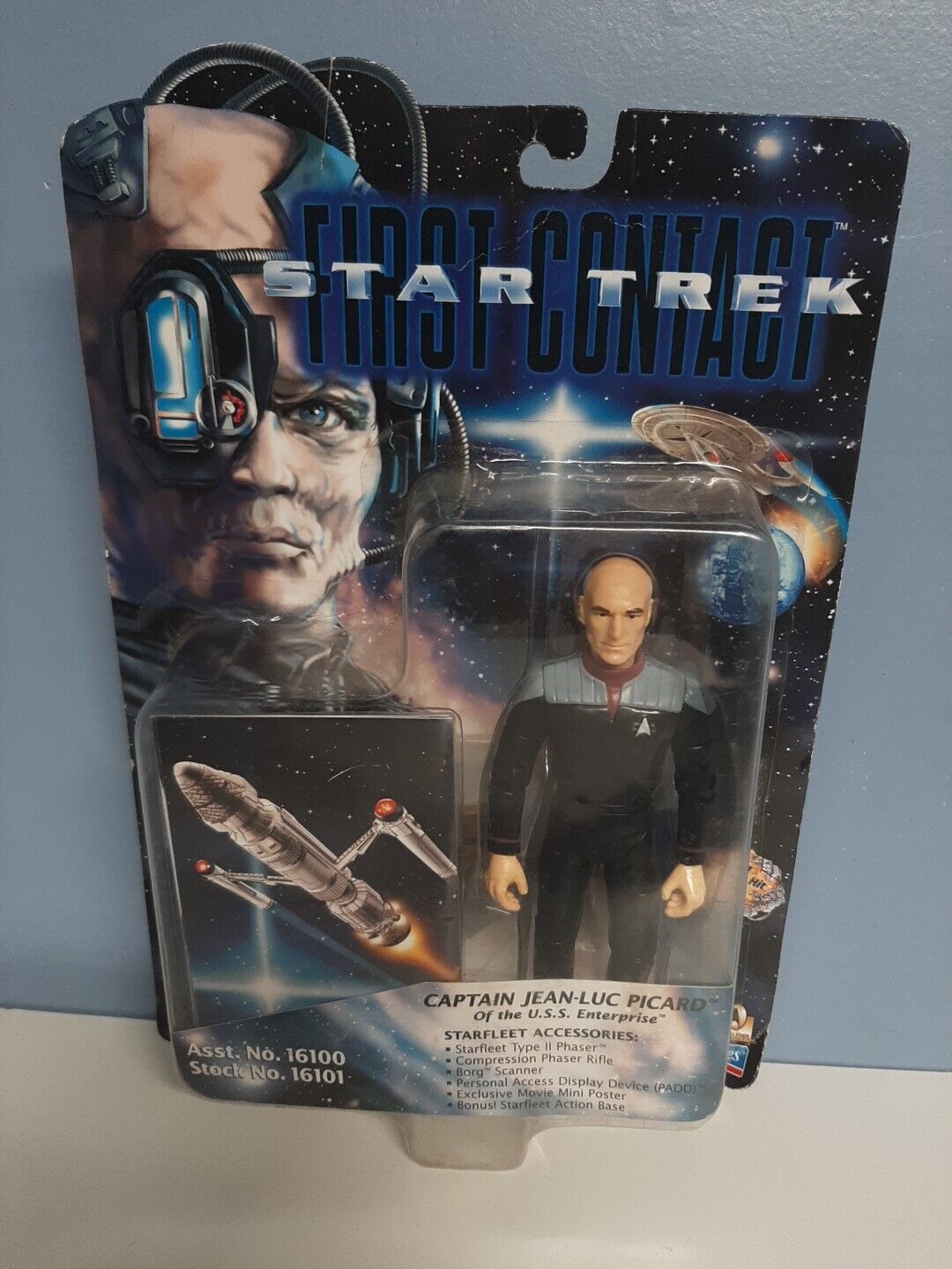 Star Trek First Contact Capt Picard Figure Playmates