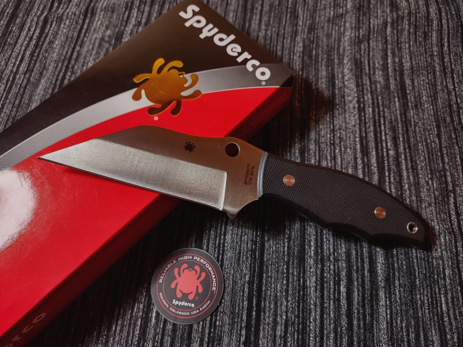 🔥New Spyderco Ronin 2 Tactical Fixed Blade Knife CTS BD1 4.12’ Rare-BNIB- 🔥New Spyderco Ronin 2 Tactical Fixed Blade Knife CTS BD1 4.12’ Rare-BNIB-