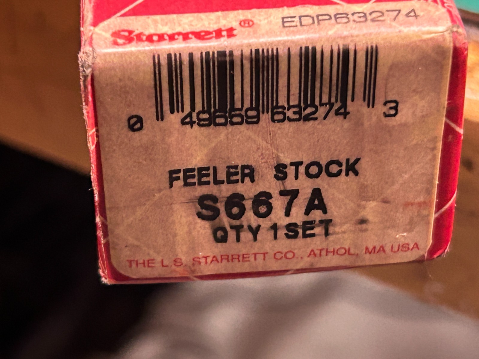 MACHINIST HmGd LATHE MILL Starrett S667A Feeler Stock Set 32 PCS MACHINIST HmGd LATHE MILL Starrett S667A Feeler Stock Set 32 PCS