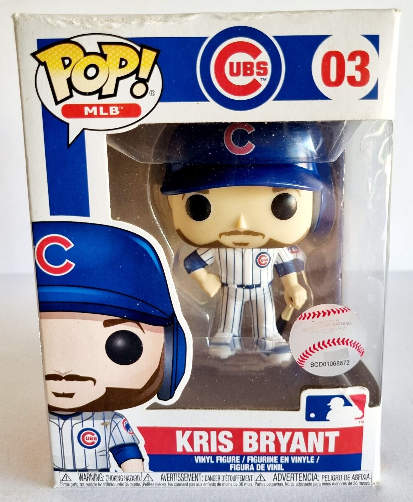 Funko POP Baseball MLB: Kris Bryant #03 Chicago Cubs Figure