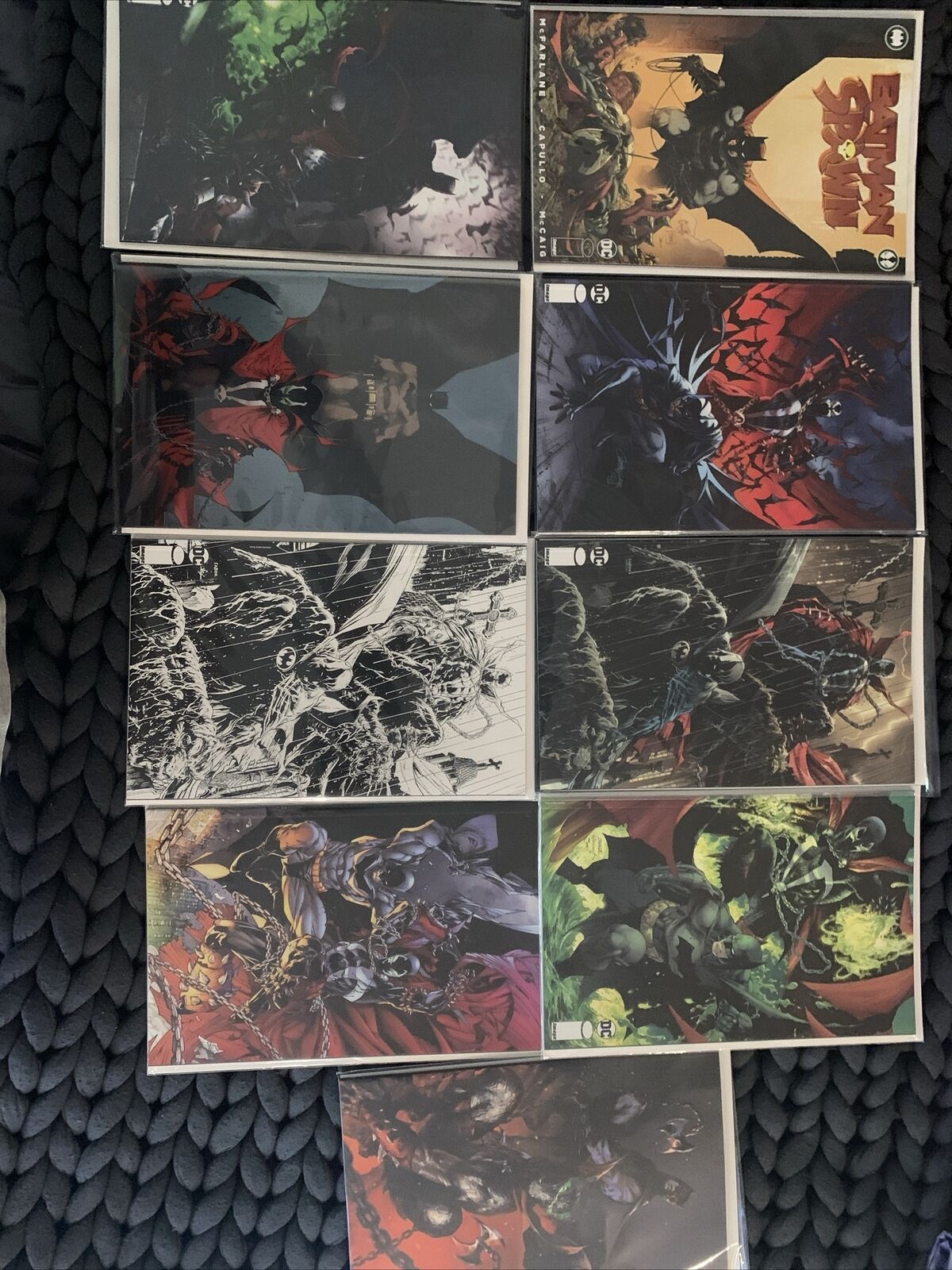 BATMAN SPAWN #1 2022 VARIANT SET OF 9 COVERS INCLUDES 1:25 & 1:50 