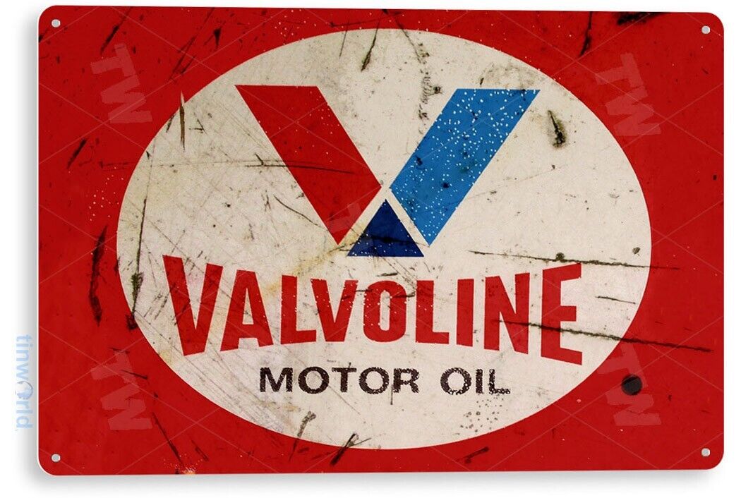 Valvoline Gas Oil Sign, Station, Garage, Auto Shop, Retro Rustic Tin Sign A669