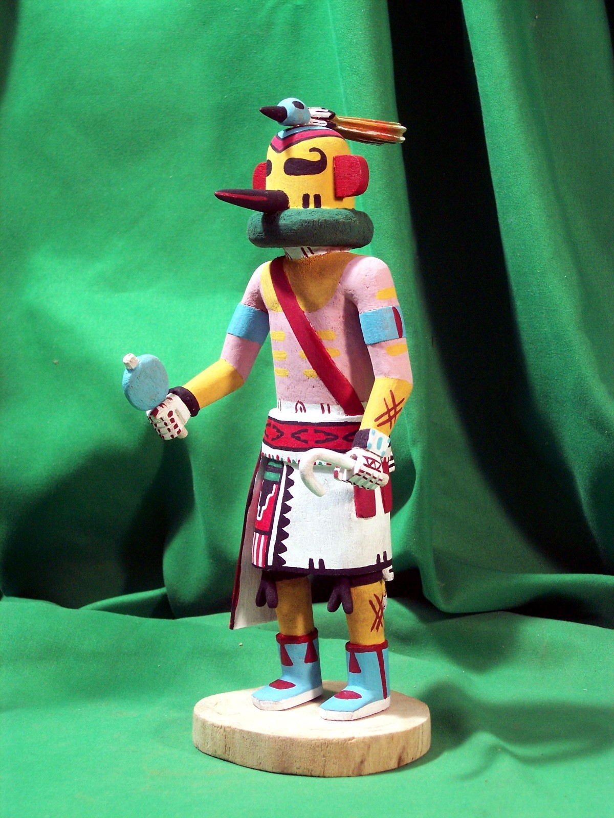 Hopi Kachina Doll - The Parrot Kachina by Conrad Torivio - Outstanding Hopi Kachina Doll - The Parrot Kachina by Conrad Torivio - Outstanding