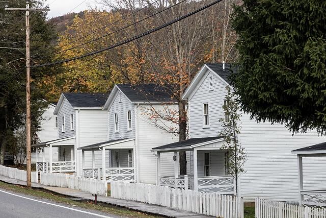 Cass West Virginia 2015 Railroad Company Town Cottages Pulp Paper Houses