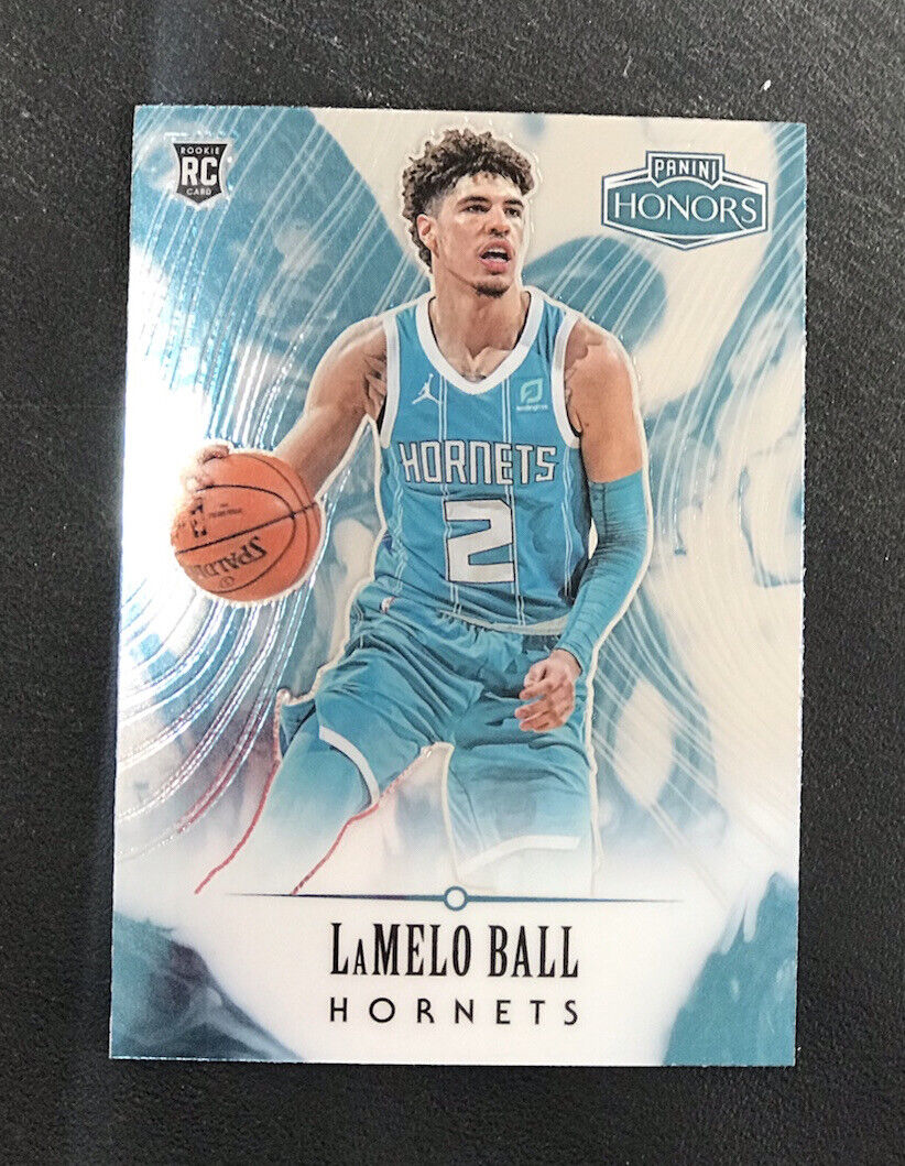 LAMELO BALL 2020-21 PANINI CHRONICLES HONORS CHROME ROOKIE CHARLOTTE HORNETS RC