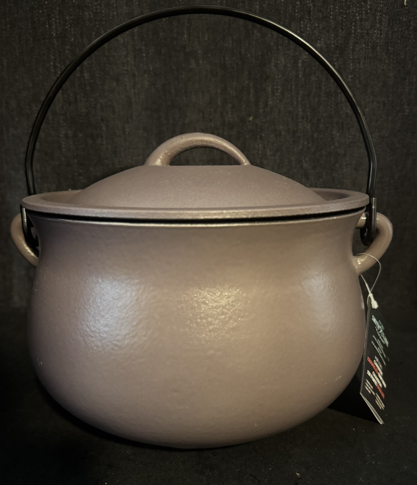 Smith and Clark Cast Iron Cauldron 6 QT RARE PURPLE PLUM 2026 Halloween NEW Smith and Clark Cast Iron Cauldron 6 QT RARE PURPLE PLUM 2026 Halloween NEW