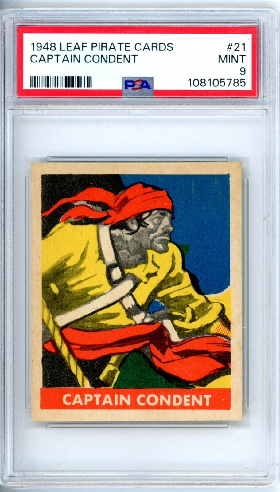 1948	Leaf	Captain	Condent	21	PSA 9	Pirates