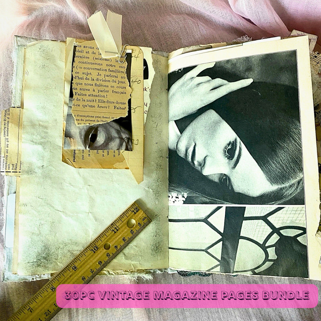 Vintage 1960s Magazine Pages Mixed Media Lot Junk Journal Collage Scrapbook 30pc Vintage 1960s Magazine Pages Mixed Media Lot Junk Journal Collage Scrapbook 30pc