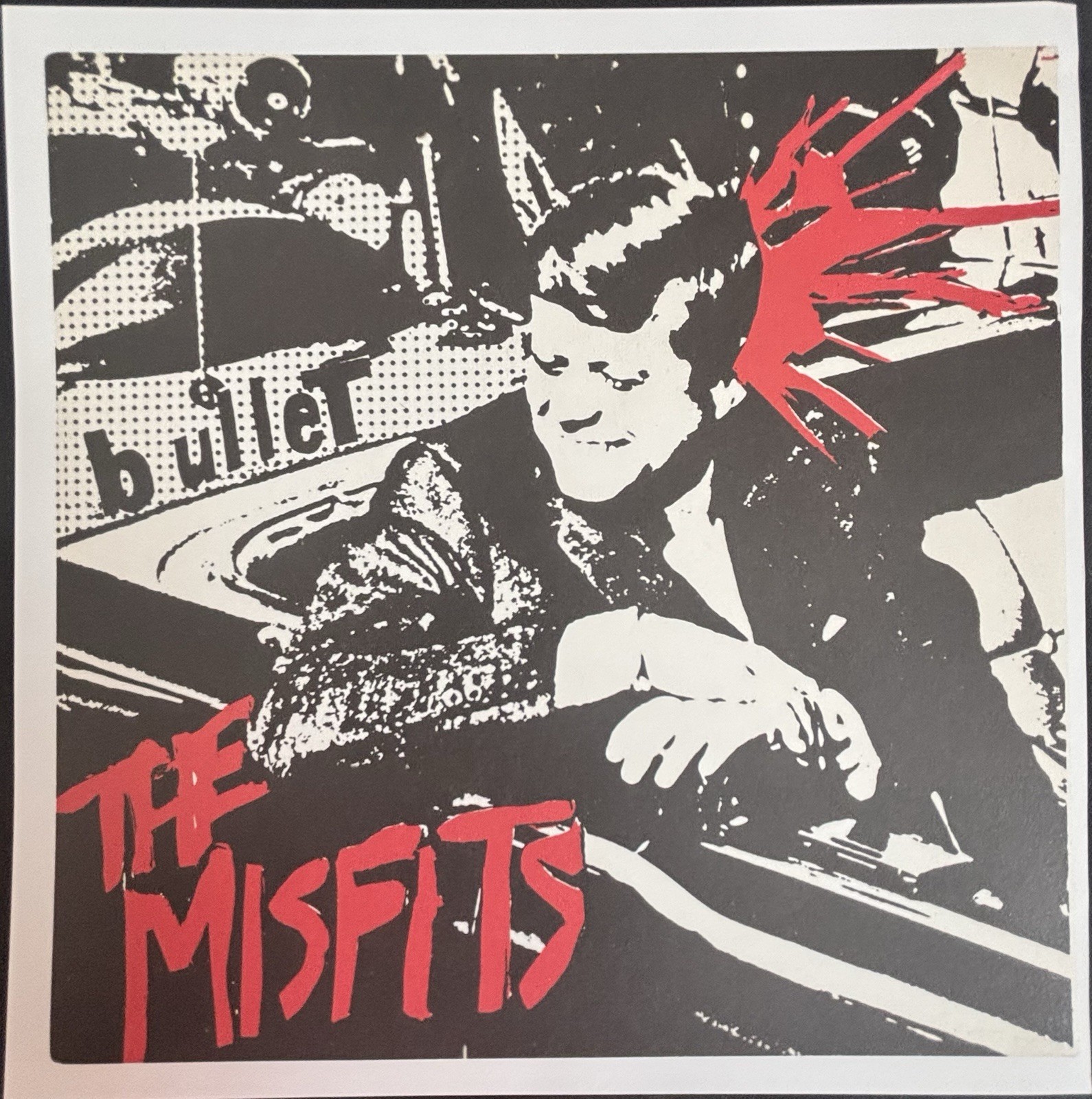 Book Clipping Photo 45rpm Cover The Misfits Plan-9 1978 Bullet 