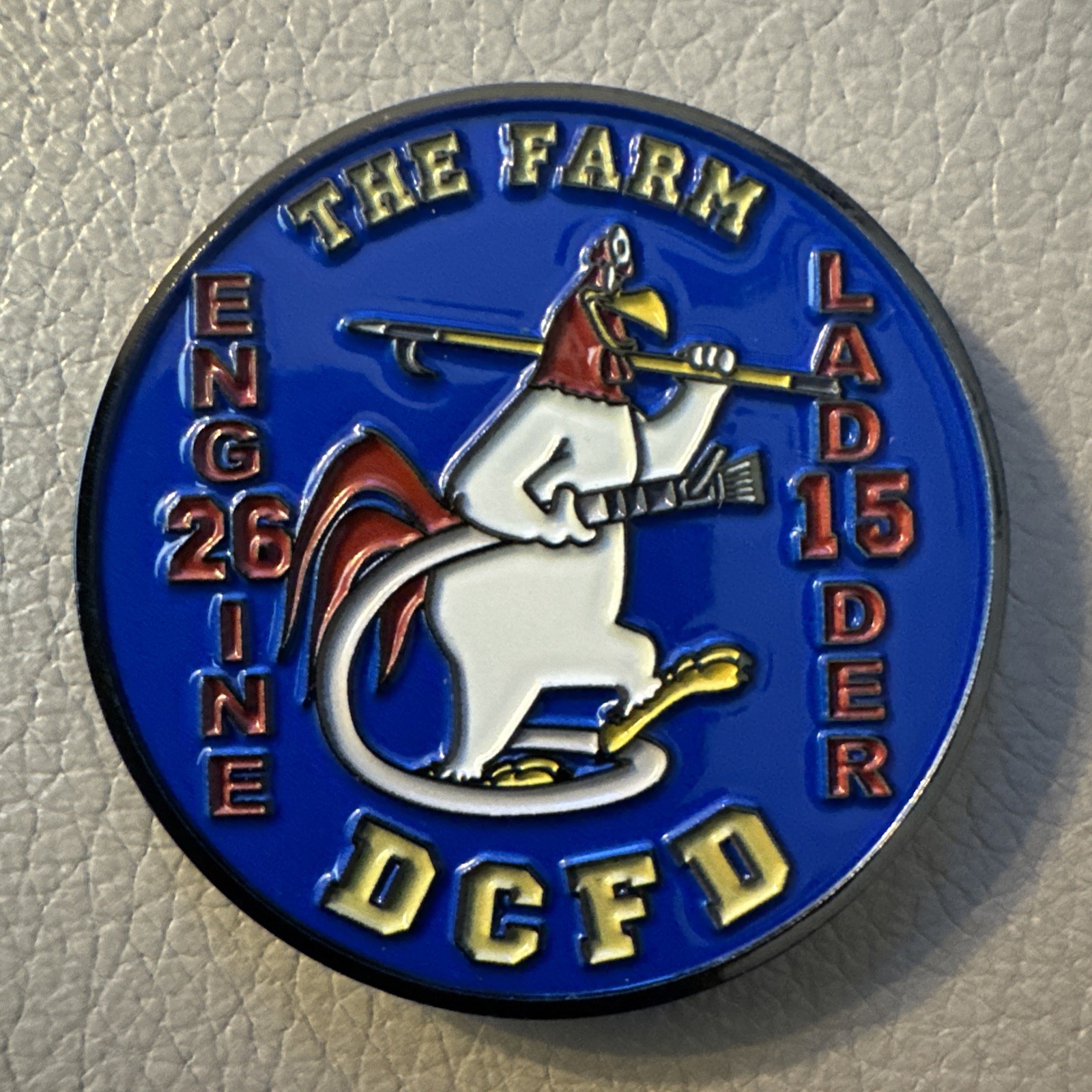 Washington DC Fire Department Engine 26 & Ladder 15 Challenge Coin ‘The Farm’ Washington DC Fire Department Engine 26 & Ladder 15 Challenge Coin ‘The Farm’