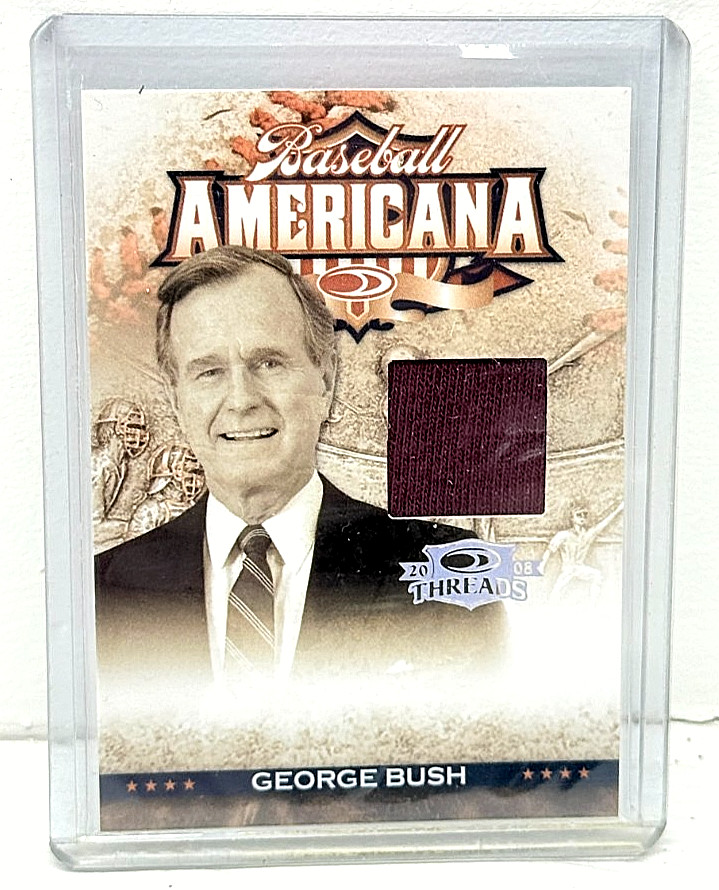2008 Donruss Americana George Bush Threads Relic Card 98/500 BA-50