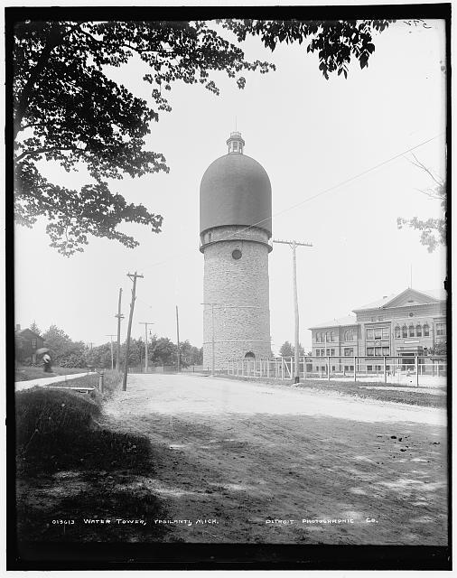 Water tower, Ypsilanti, Michigan c1900 Old Photo