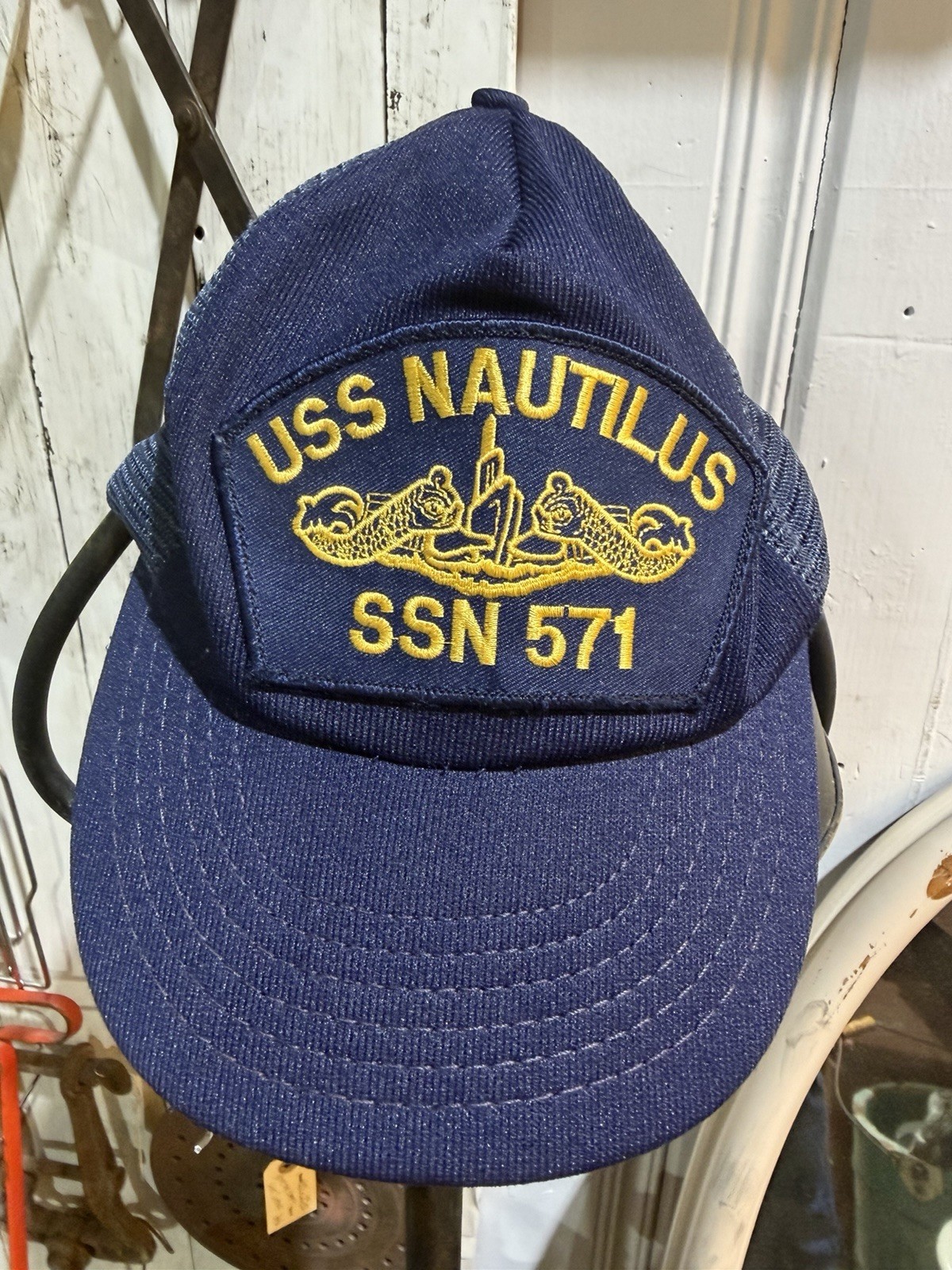 USS Nautilus SSN 571 Blue Mesh Cap USS Nautilus SSN 571 Blue Mesh Cap