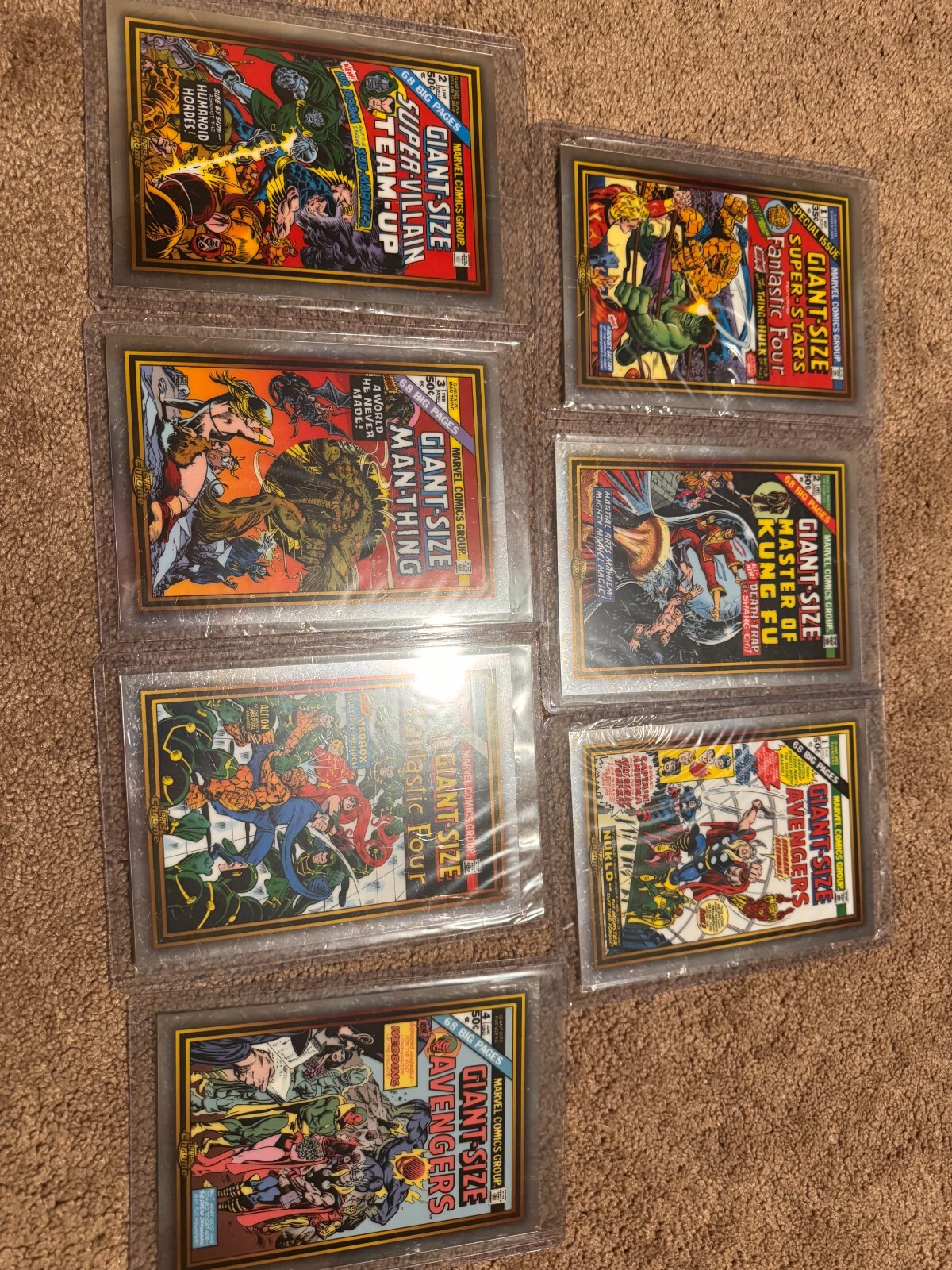 2024 Marvel Topps Chrome Box Toppers 7 Unique Oversized Cards