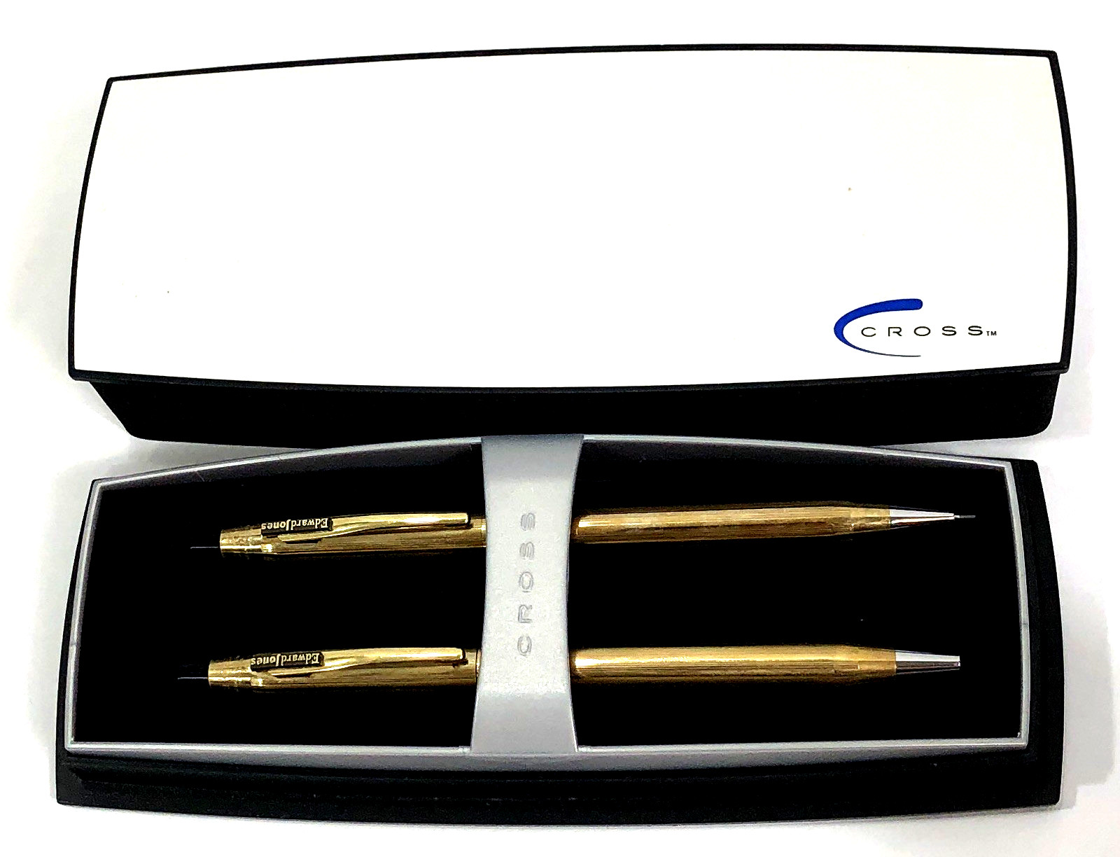 Cross Pen Pencil Set Edward Jones 10k Gold Filled with Box Cross Pen Pencil Set Edward Jones 10k Gold Filled with Box