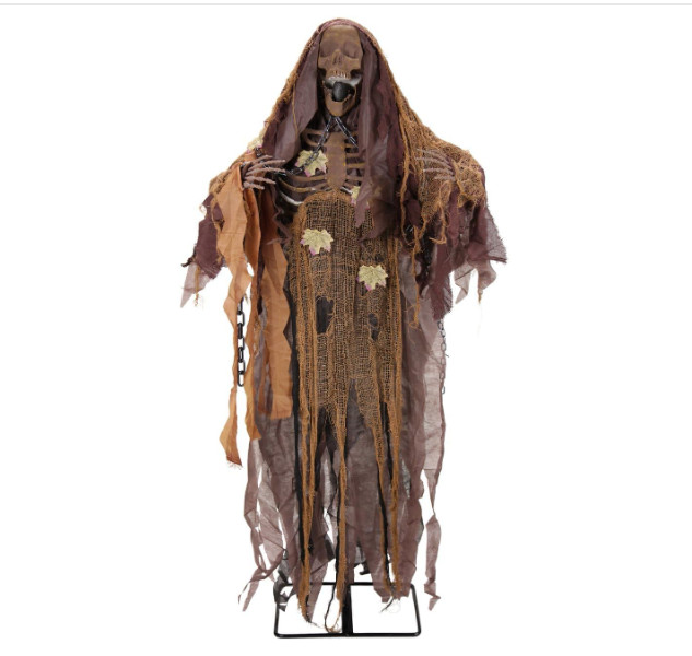 Halloween Animatronic Haunted Hill Farm 5.2-Ft. Sonic Reaper Sound,LED Halloween Animatronic Haunted Hill Farm 5.2-Ft. Sonic Reaper Sound,LED