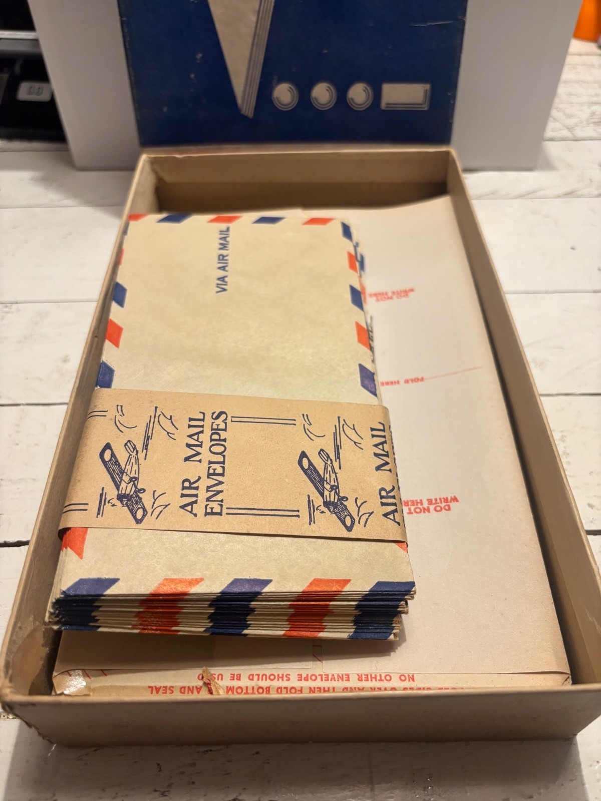 Vintage Official V-Mail Letter-Envelopes for Overseas Correspondence