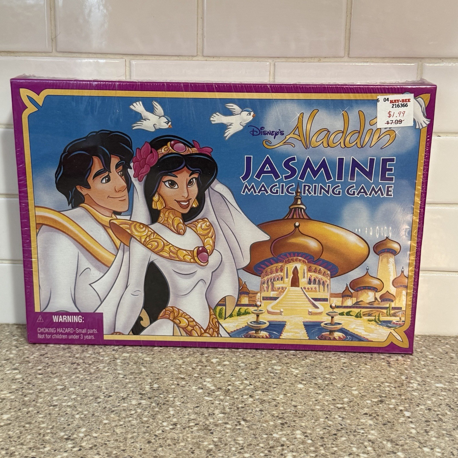 Disney Aladdin Jasmine Magic Ring Game Board Game Parker Bros Sealed Vtg 1995 Disney Aladdin Jasmine Magic Ring Game Board Game Parker Bros Sealed Vtg 1995