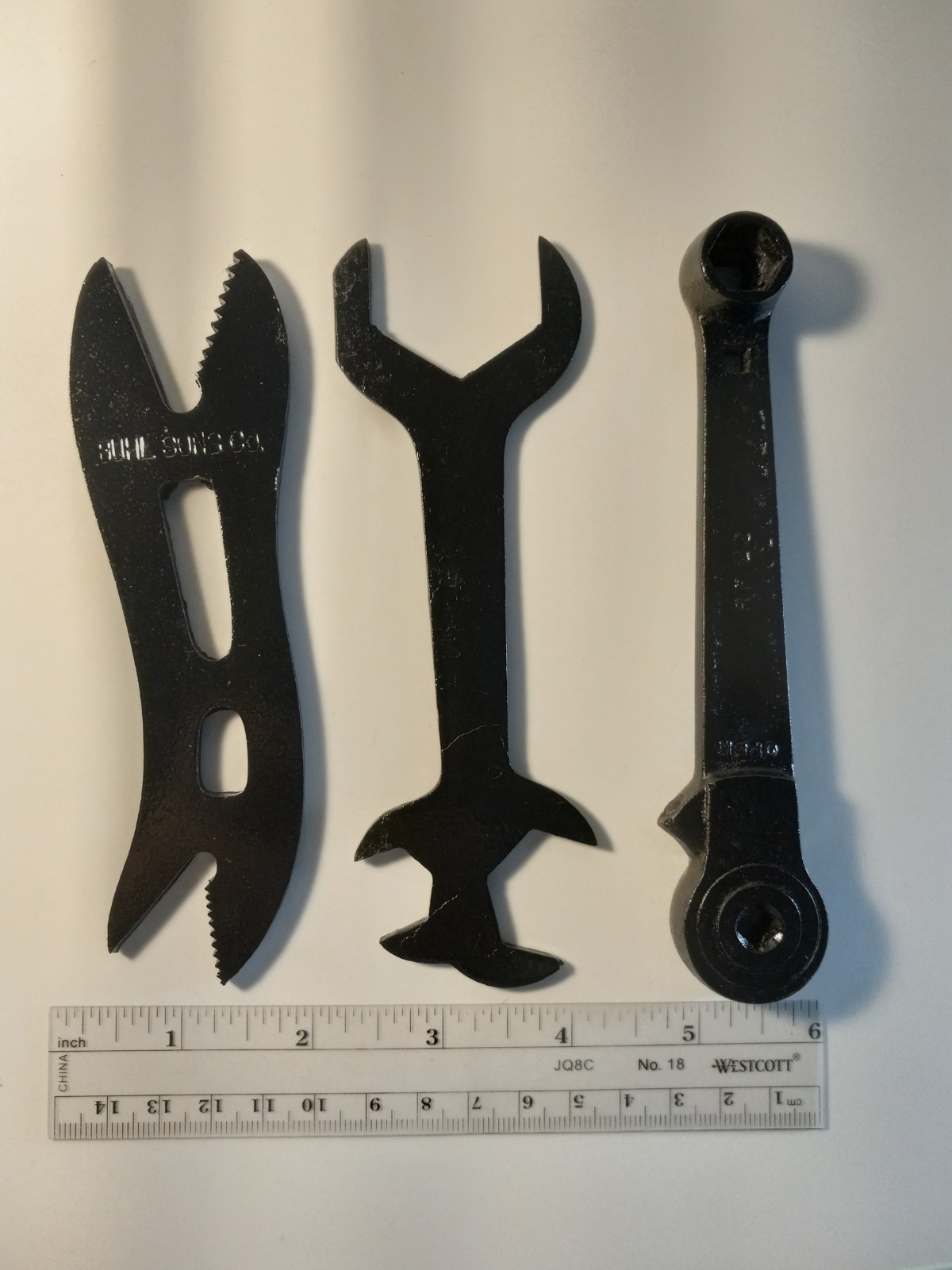Vintage B.H.M. Company READY GRIP Alligator Wrench ~ And Pocket Wrenches 1920's Vintage B.H.M. Company READY GRIP Alligator Wrench ~ And Pocket Wrenches 1920's