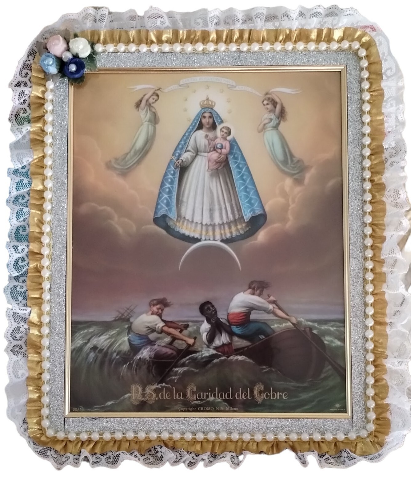 Virgen Caridad Del Cobre Our Lady Of Charity Frame Handmade Decor 8 Virgen Caridad Del Cobre Our Lady Of Charity Frame Handmade Decor 8